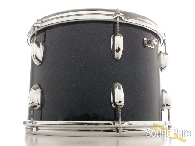 Slingerland 9x13 Dark Blue Glass Glitter Rack Tom Drum-1958