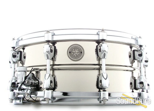 Tama 6x14 Starphonic Nickel Plated Brass Snare Drum — image 1