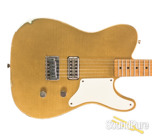 Mario Guitars El Chupacabra Goldtop Relic #71134  - Used — image 9