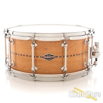 Craviotto 6.5x14 Mahogany Custom Snare Drum with Inlay