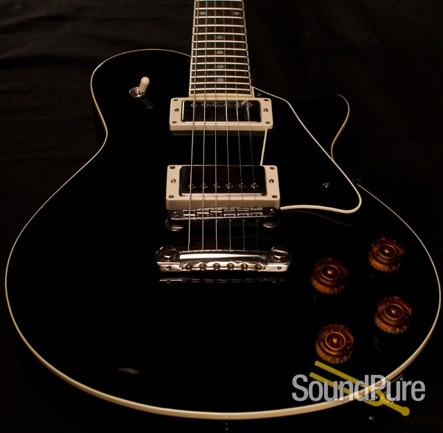 McInturff Carolina Custom Black Electric Guitar — image 3