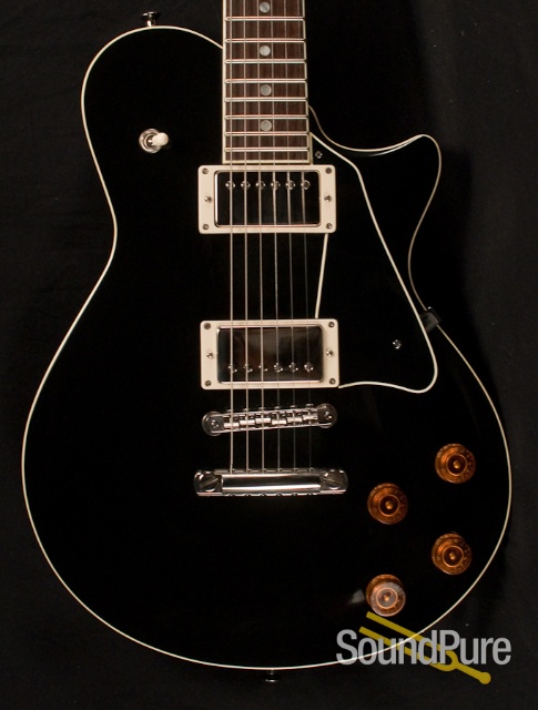 McInturff Carolina Custom Black Electric Guitar — image 5
