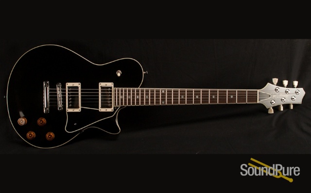 McInturff Carolina Custom Black Electric Guitar — image 1