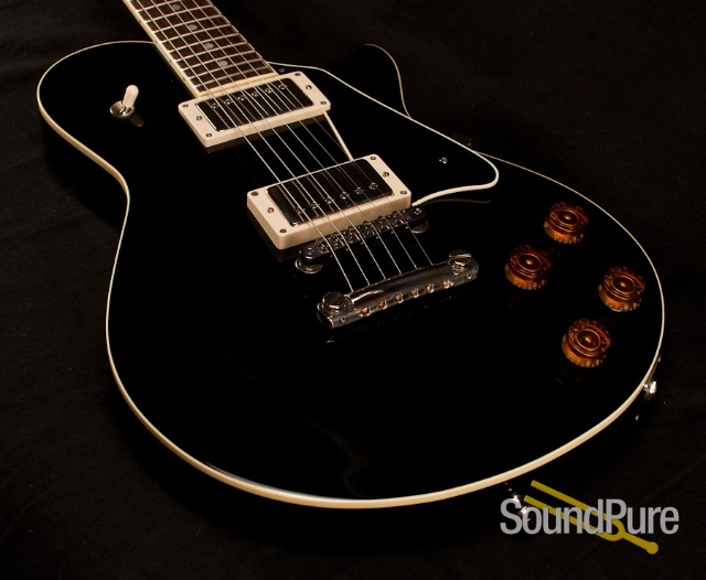 McInturff Carolina Custom Black Electric Guitar — image 6