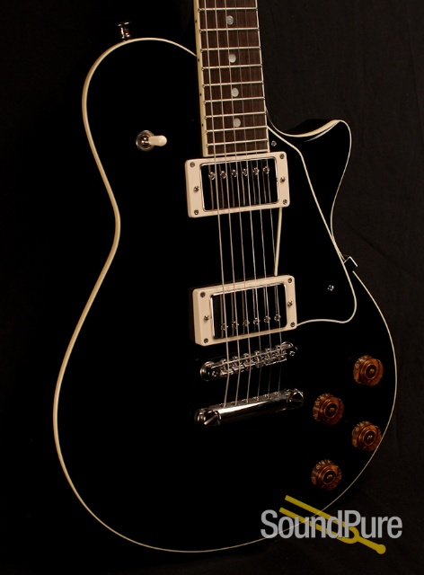 McInturff Carolina Custom Black Electric Guitar — image 8