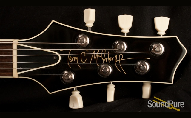 McInturff Carolina Custom Black Electric Guitar — image 11