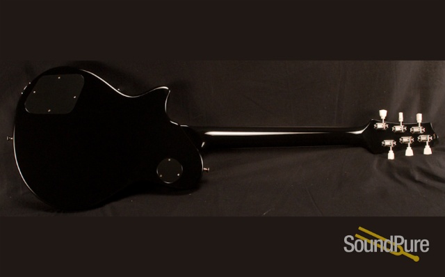 McInturff Carolina Custom Black Electric Guitar — image 12
