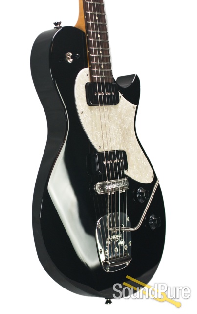 Collings 360 LT M Jet Black Electric w/Mastery Bridge #16443 — image 8