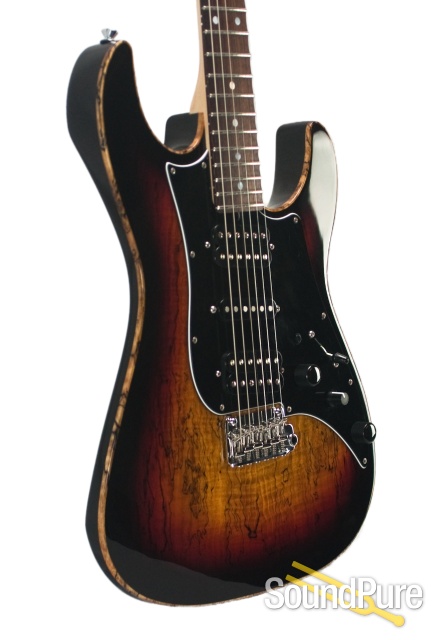 Tyler Studio Elite HD Spalted Tobacco Burst #14185 - Used — image 8