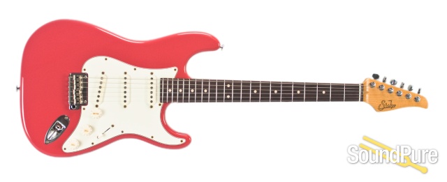 Suhr Classic Antique Fiesta Red IRW SSS #JST5D4Q — image 4