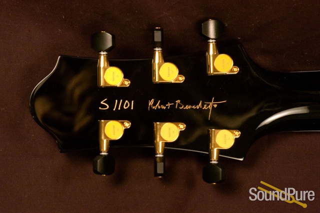 Benedetto Bravo One-off Black sn1101 Archtop Guitar — image 9