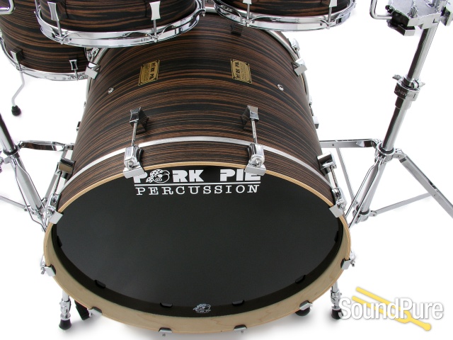 Pork Pie 4pc Maple Drum Set- Macassar Ebony — image 6