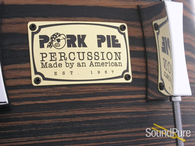 Pork Pie 7x14 Maple Snare Drum-Macassar Ebony Veneer — image 2