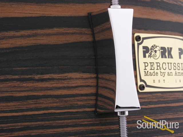 Pork Pie 7x14 Maple Snare Drum-Macassar Ebony Veneer — image 6