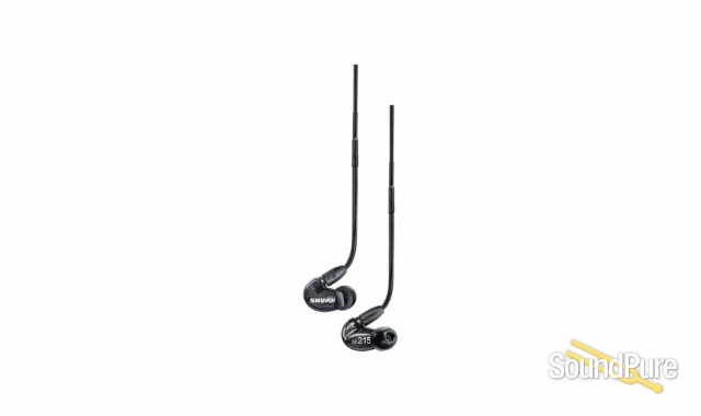 Shure SE215 In Ear Monitors Translucent Black