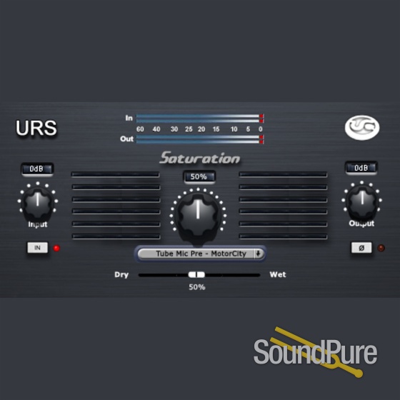 URS Saturation Plug-in (AU and VST Only)