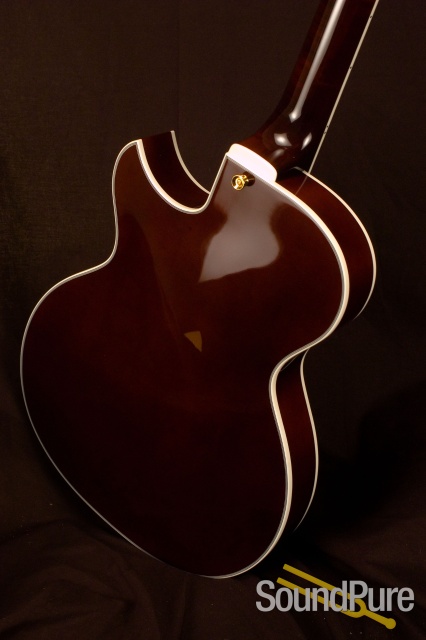 Benedetto Bambino Deluxe Natural/Espresso S1167 Archtop Guitar — image 3