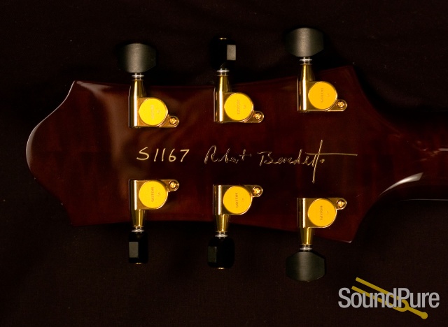 Benedetto Bambino Deluxe Natural/Espresso S1167 Archtop Guitar — image 4