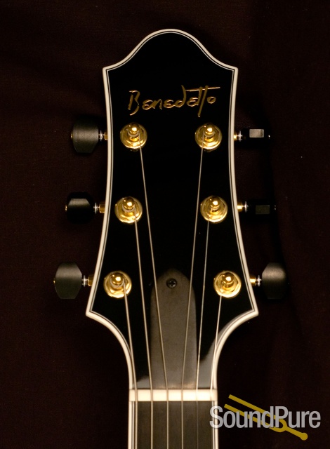 Benedetto Bambino Deluxe Natural/Espresso S1167 Archtop Guitar — image 6