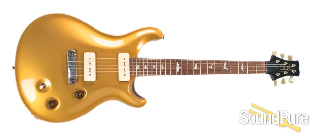 PRS McCarty DC 245 Soap Bar Gold Top Electric #159274 - Used — image 9