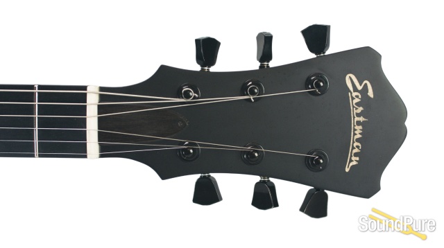 Eastman T184MX-LS Black Semi-Hollow #10455113 - Used — image 3