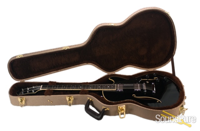 Comins GCS-1ES Black Semi-Hollow Electric #112092 — image 7
