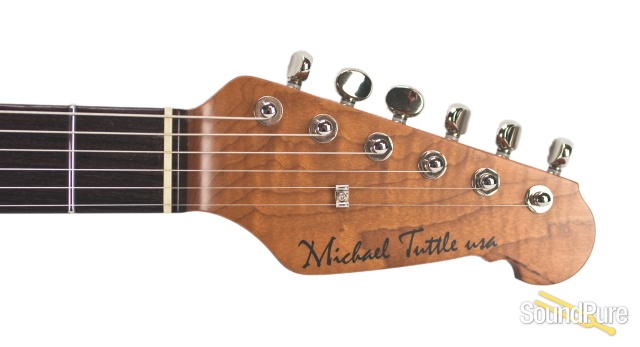 Michael Tuttle Custom Classic S Black HSS Roasted #396 — image 2