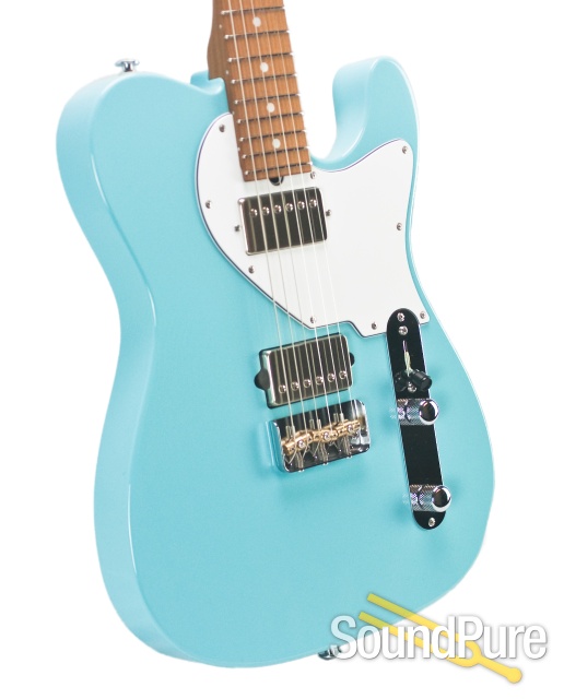 Suhr Classic T Daphne Blue Roasted HH Electric #29902 — image 6