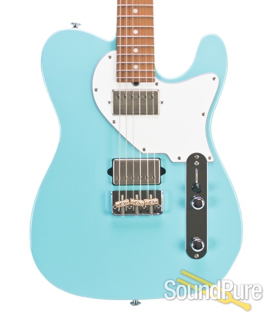 Suhr Classic T Daphne Blue Roasted HH Electric #29902 — image 1