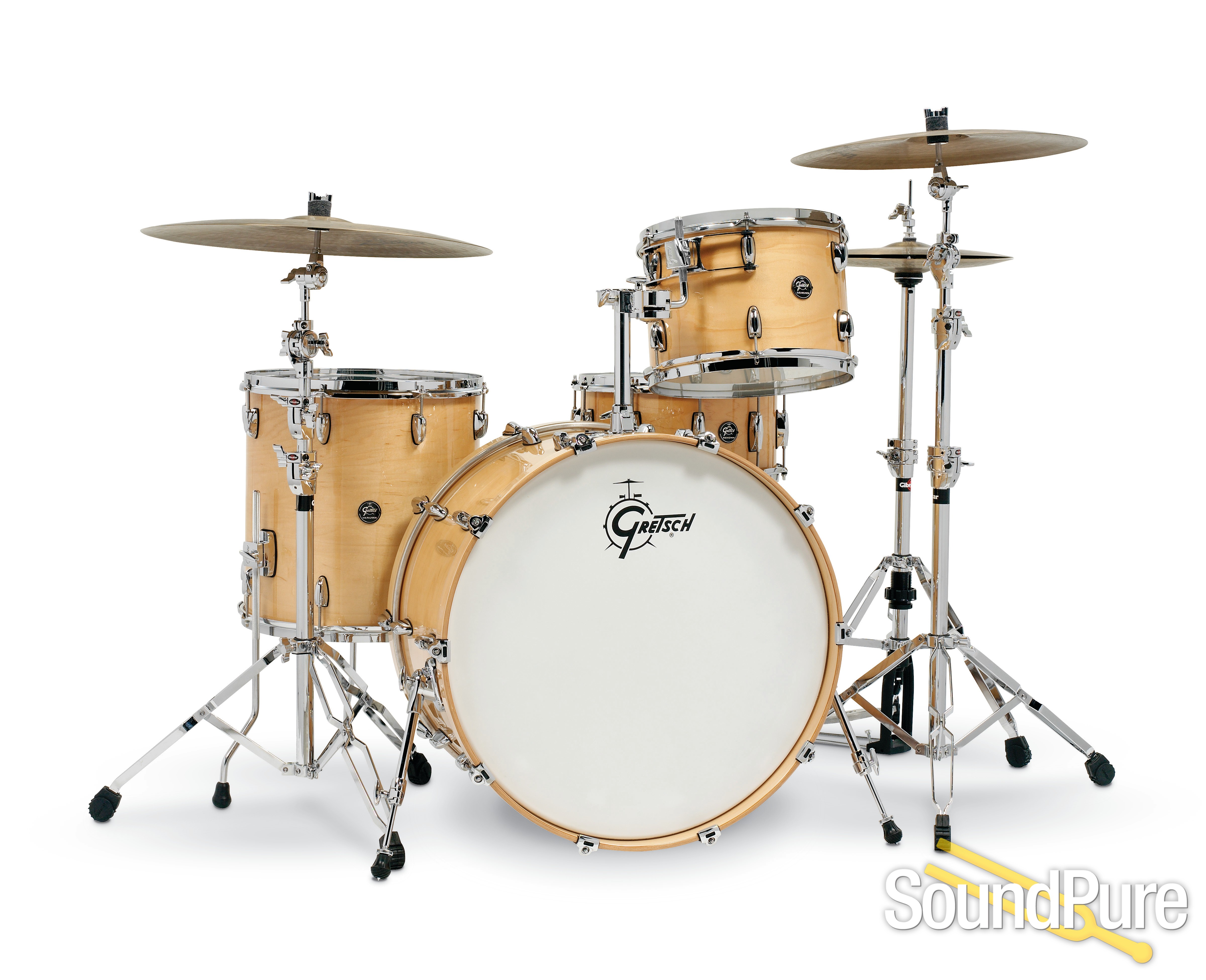 Gretsch 4pc Renown Drum Set Gloss Natural RN2R644