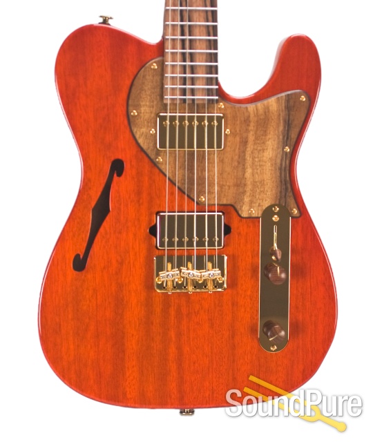 Suhr Classic T Trans Amber HH Electric Guitar #29903 - Used — image 1