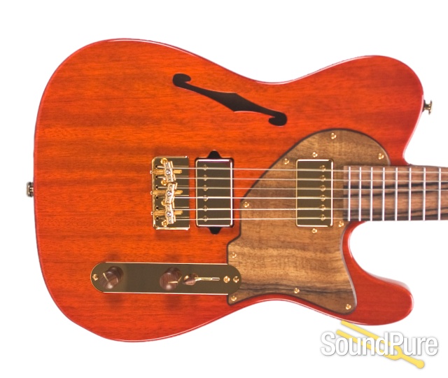 Suhr Classic T Trans Amber HH Electric Guitar #29903 - Used — image 3