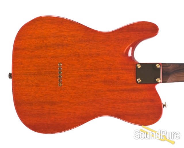 Suhr Classic T Trans Amber HH Electric Guitar #29903 - Used — image 4