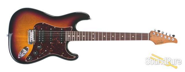 Suhr Classic 3-Tone Burst HSS Electric #23016 - Used — image 4