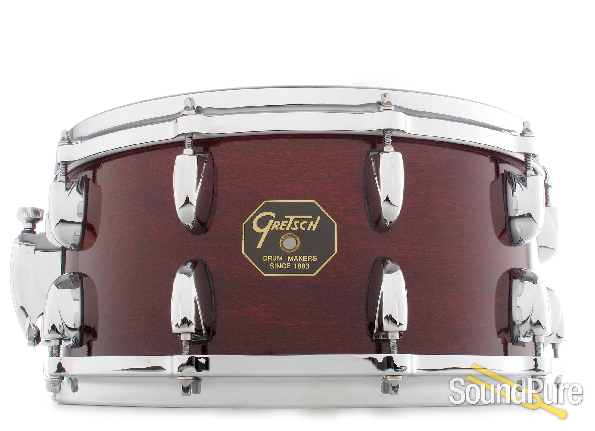 Gretsch 6.5x14 USA Custom Maple Snare DrumWalnut Gloss