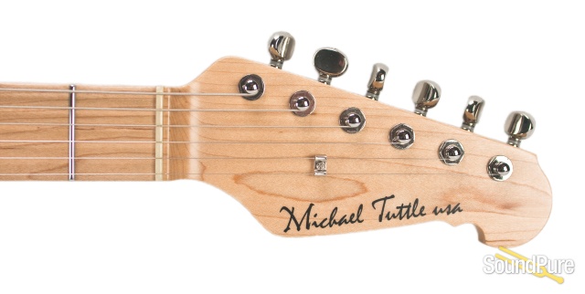 Michael Tuttle Custom Classic S Black Maple SSS #397 — image 2