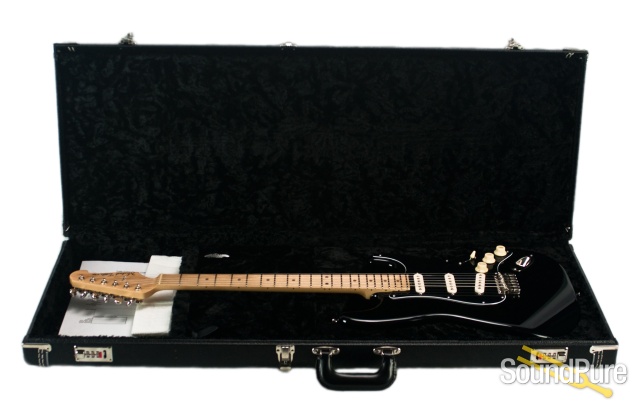 Michael Tuttle Custom Classic S Black Maple SSS #397 — image 7