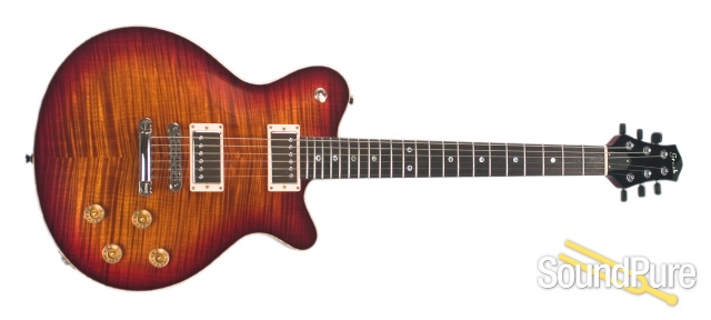 Grosh Set Neck Deep Cherry Burst Electric #ST012 - Used — image 4