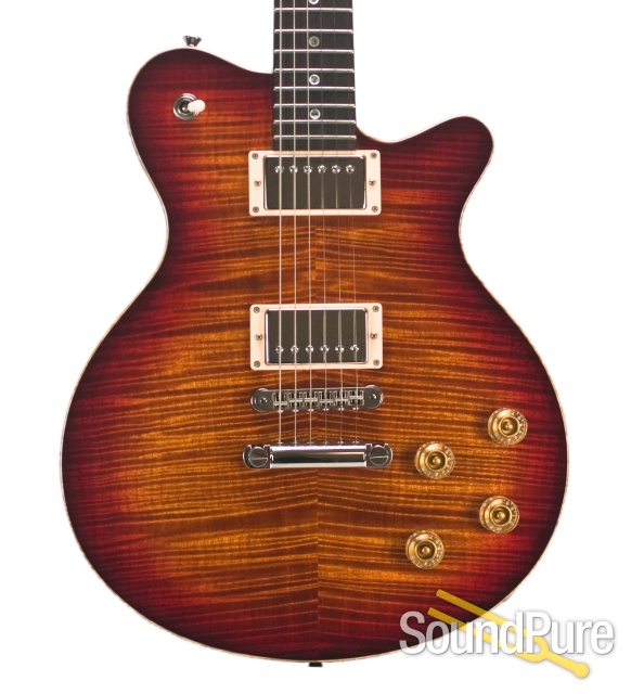 Grosh Set Neck Deep Cherry Burst Electric #ST012 - Used — image 1