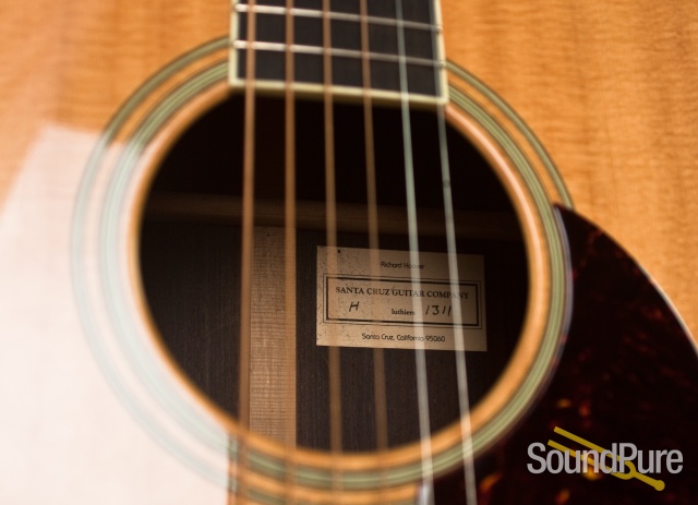 Santa Cruz H14 Natural Finish Acoustic Guitar #1311 - Used — image 5