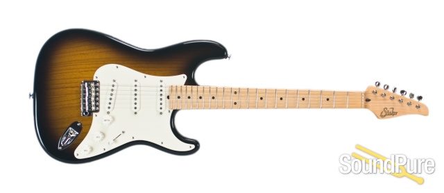 Suhr Classic 2-Tone Sunburst SSS #14040 - Used — image 2