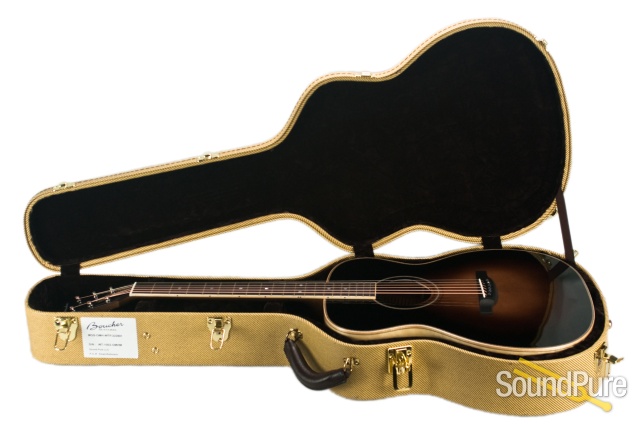 Boucher Master Grade Special Flamed Walnut OM Hybrid — image 7