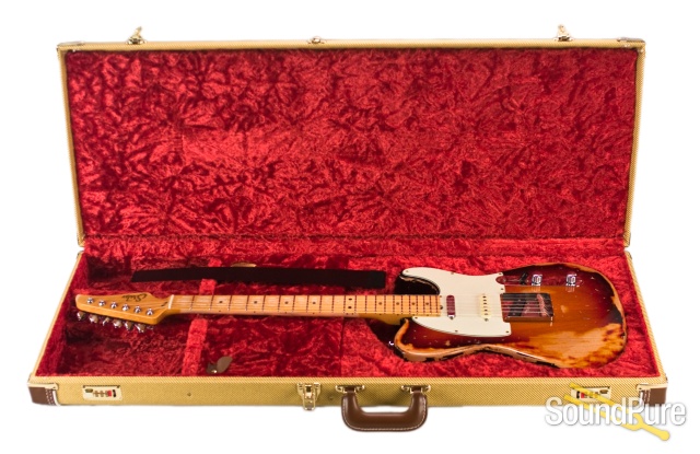 Suhr Classic T Extreme Antique 3-Tone Burst SSS #29486 — image 7
