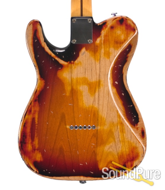 Suhr Classic T Extreme Antique 3-Tone Burst SSS #29486 — image 9