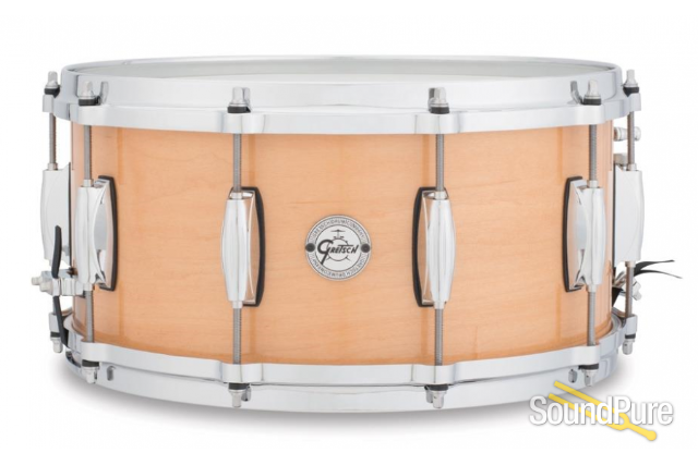 Gretsch 6.5x14 Full Range Maple Snare Drum Natural