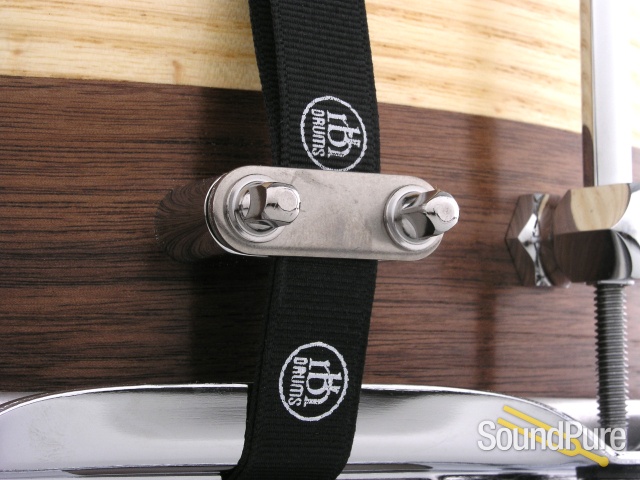 RBH 6.5x14 Prestige Walnut w/ Ash Inlay Snare Drum — image 4