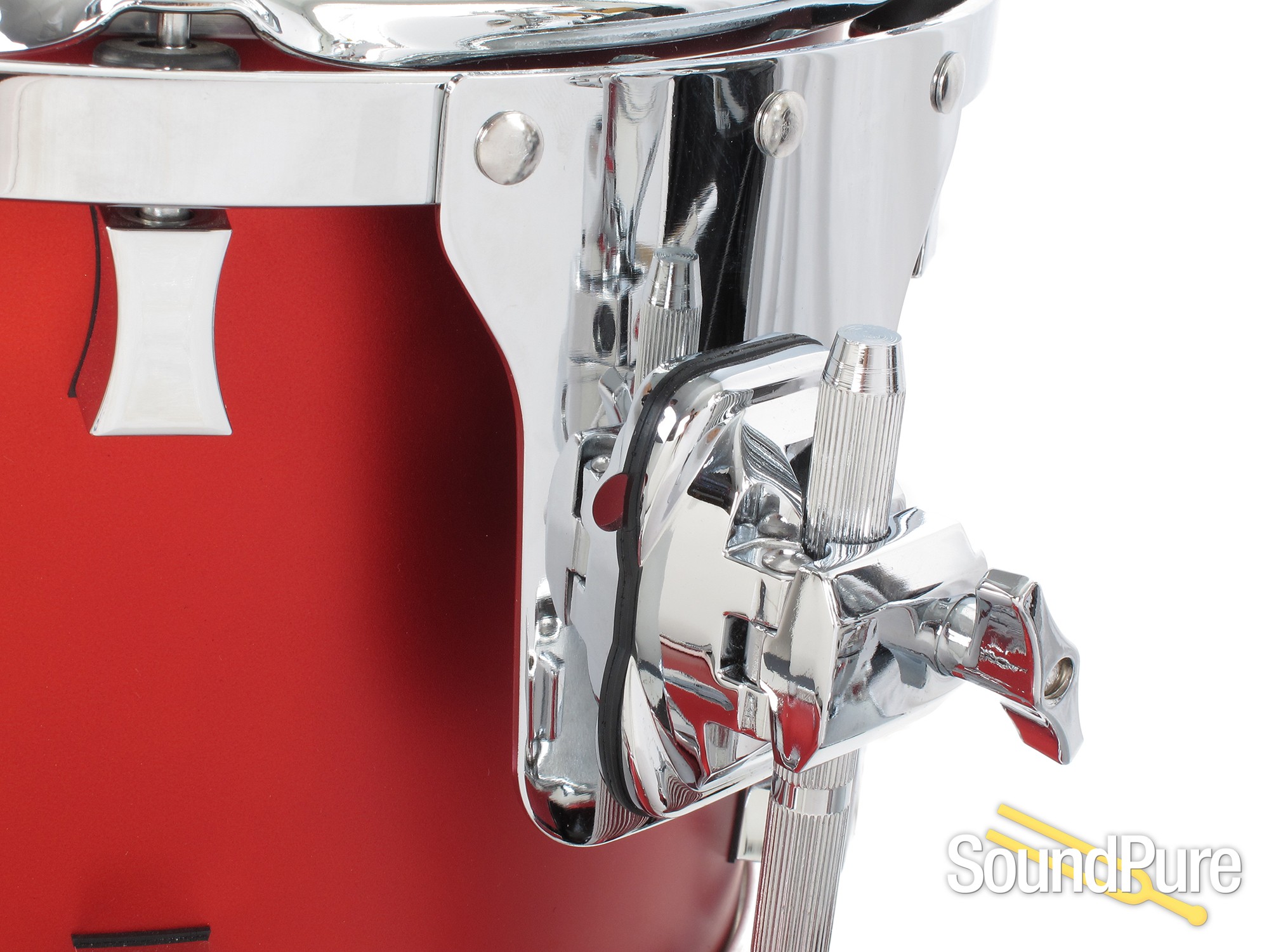 Pork Pie 3pc Little Squealer Firethorn Red Flat Drum Set