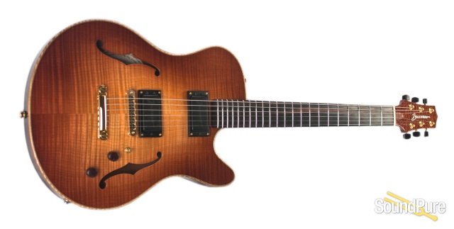 Buscarino Starlight Flame Maple Archtop #SP08111313 - Used — image 4