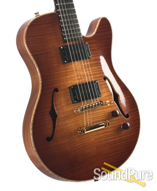 Buscarino Starlight Flame Maple Archtop #SP08111313 - Used — image 6