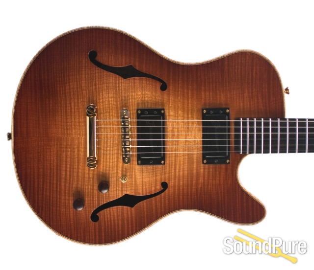 Buscarino Starlight Flame Maple Archtop #SP08111313 - Used — image 8